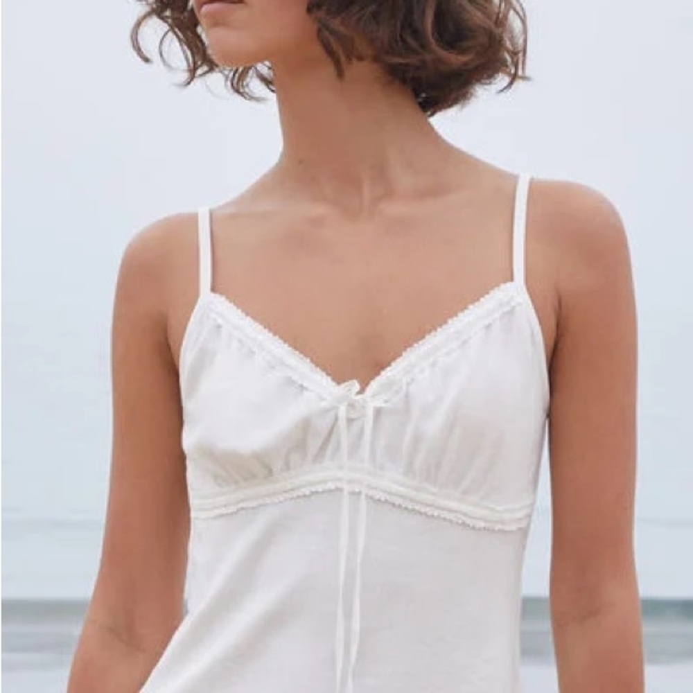 john galt white arden tank top
